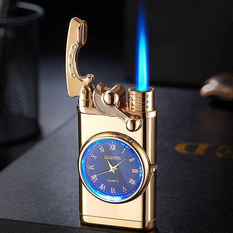 unbrand Dial Rocker Arm Inflatable Lighter,Lighter With Dial NUO20241400 Gold