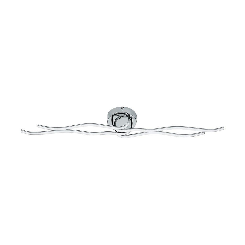 Eglo Lighting Roncade Integrated LED Flush Ceiling Light Chrome