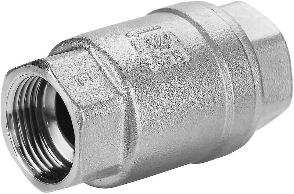 Linxi 3/4" Female Thread Check Valve - Stainless Steel In-line Spring Check Valve