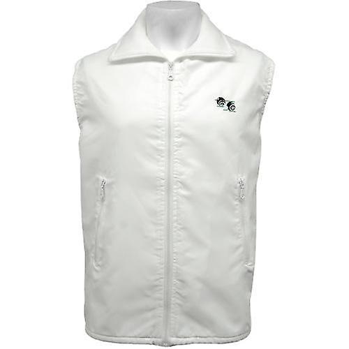 ek Wholesale Bowlswear fleece lined gilet White L