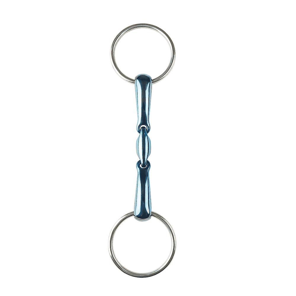 Korsteel Jp Korsteel Blue Steel Oval Link Loose Ring Snaffle Bit 5"