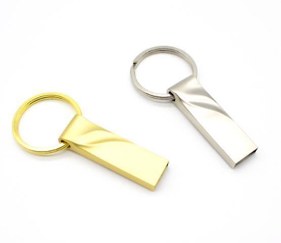 Global Items Keychain USB Pendrive - 32 GB 32 GB/Gold One-size