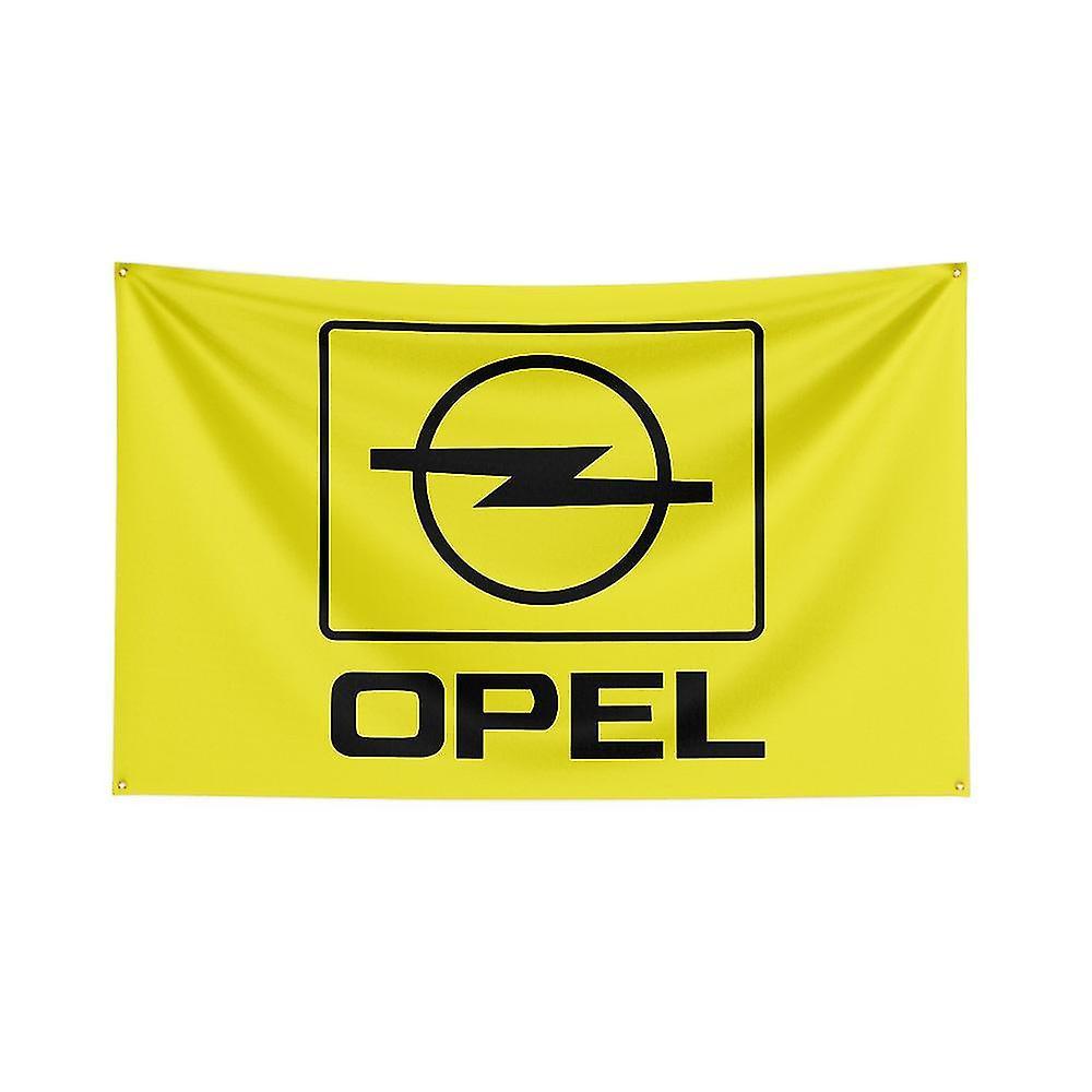 Unbrand 3x5 Ft Opel Motorsport Flag Polyester Digital Printed Suv Discoverer Racing Banner For Car Club B 90 x 150cm