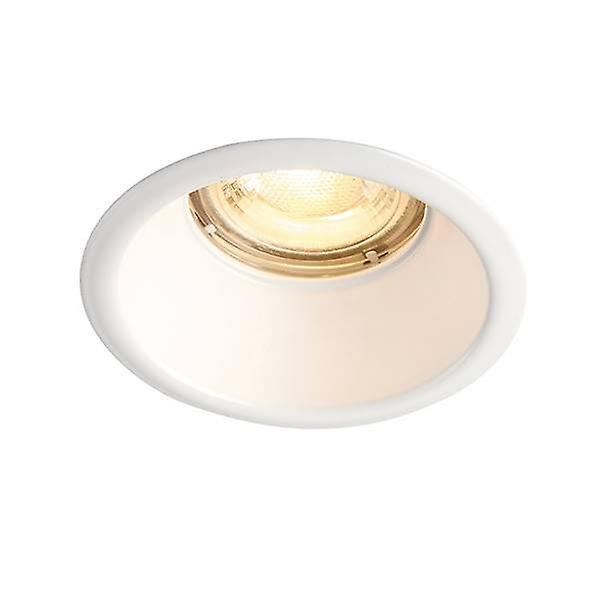 Saxby Lighting Speculo LED Fire Rated 1 Light Bathroom Recessed Downlight Matt White, Glass IP65