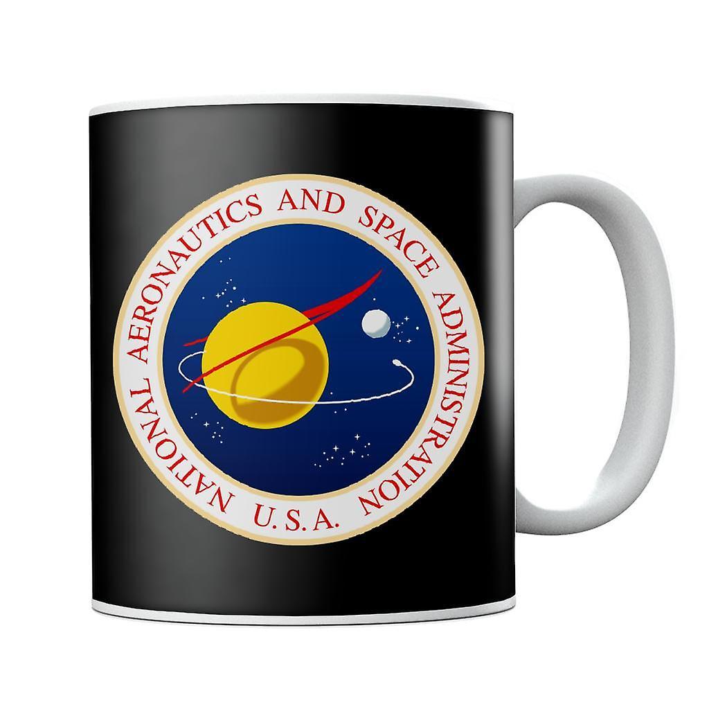 NASA Seal Insignia Mug Black 10oz