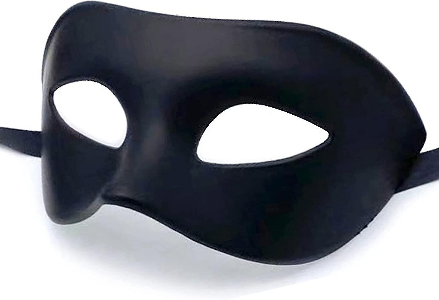 Jsyg Men's Masquerade Mask Venetian Mardi Gras Mask, Venetian Party Men's Masquerade Mask, Halloween Masquerade Masks black