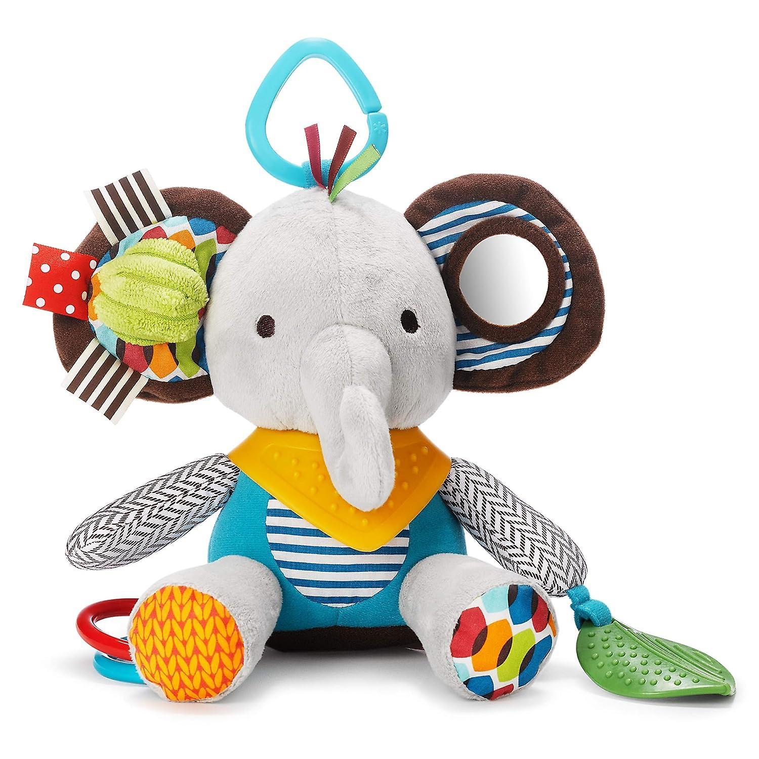 Axxx Bandana Buddies Activity Toy - Elephant Stuffed toy with bell