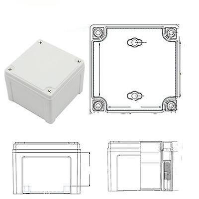 Slowmoose Ag Series Ip67 Waterproof Electrical Junction Box, Rohs Enclosure Case 100x100x75mm(LxWxH)