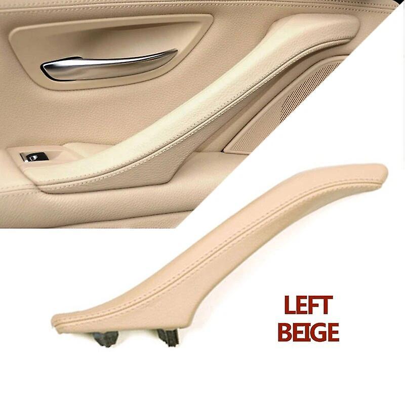 Redkid Lhd Rhd Left Right Interior Door Leather Pull Handle Assembly For Bmw 5 Series F10 F11 F18 520i 523i 525i 528i 535i LEFT BEIGE