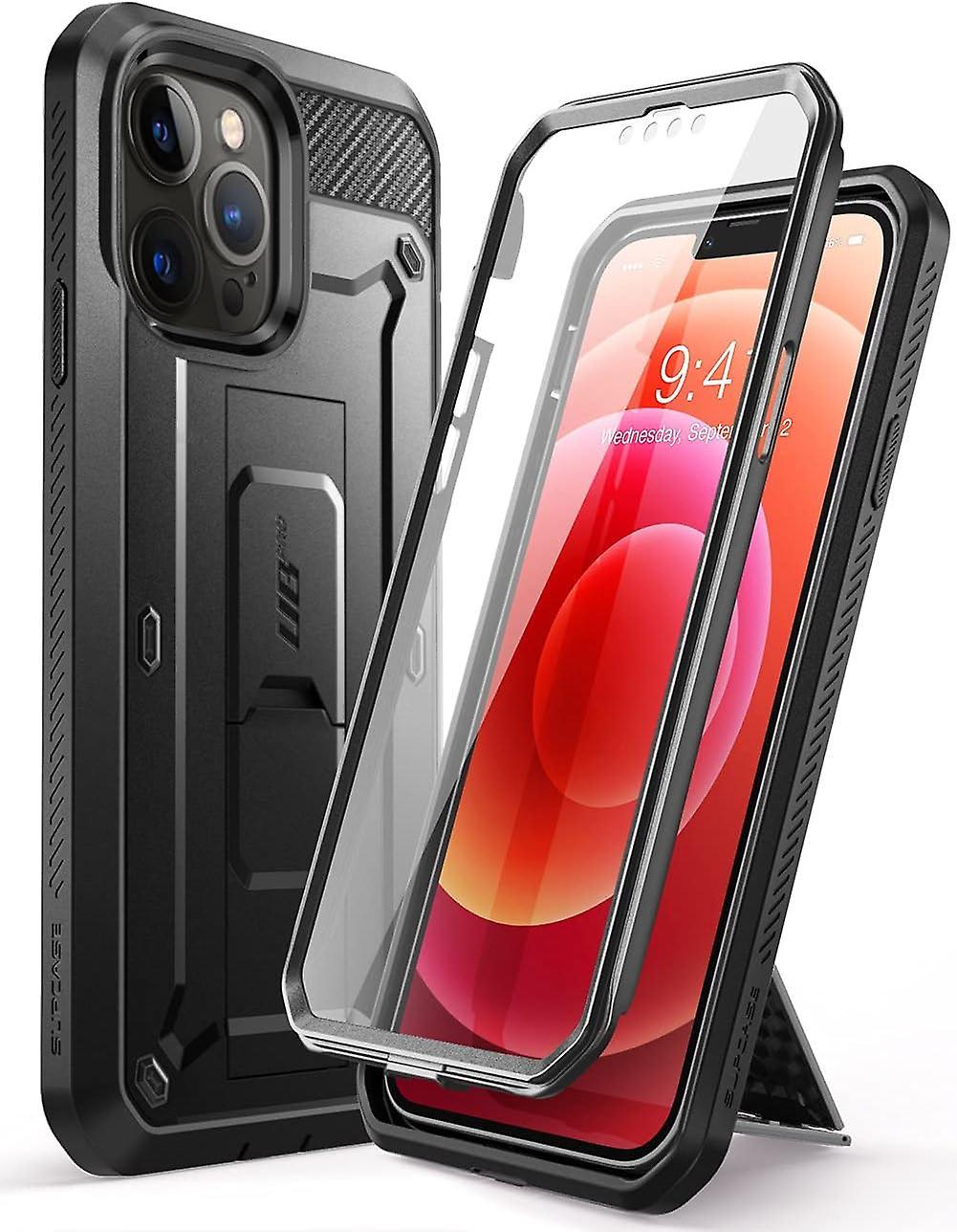 Supcase iPhone 13 Pro Max 6.7 inch Unicorn Beetle Pro Rugged Case Black