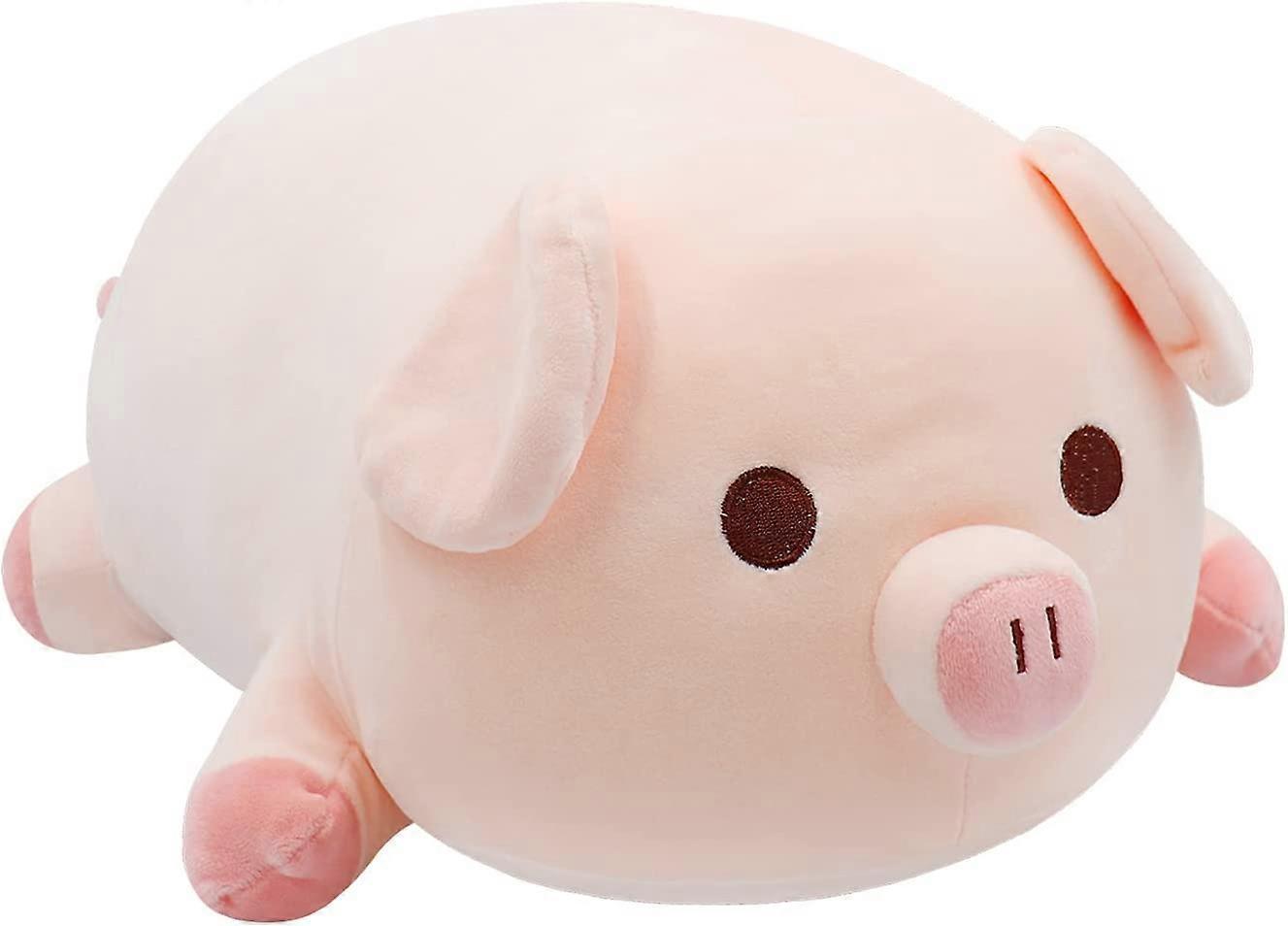 Ubiuo Pig Plush 15.7 Kawaii Plushies Cute Pillow Pig Stuffed Animal Plush Pillows Hugging Pillow, Fat Soft Stuffed Pig Plush Toy for Kids Girls Boys