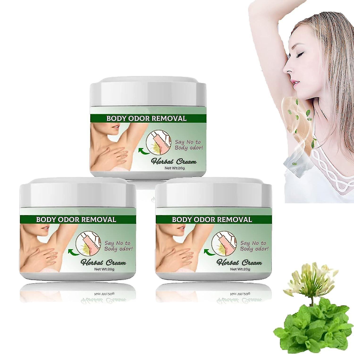 unbrand Underarm Care Odor Cream, Odorsmite Underarm Care Odor Cream, Armpit Odor Cream Body Odour Remover Cream 3pcs