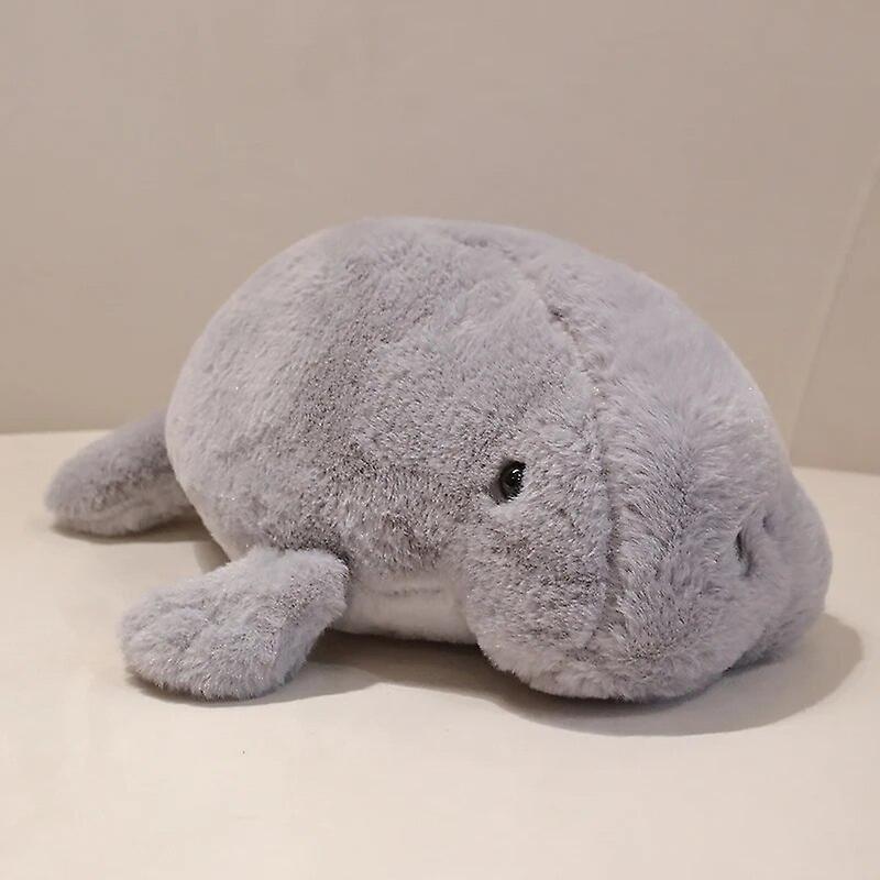 Begleri 40/50cm Kawaii Manatee Plush Toy Cute Dugong Plush Doll Lifelike Sea Cow Animal Stuffed Pillow Kids Birthday Gifts Room Decor B