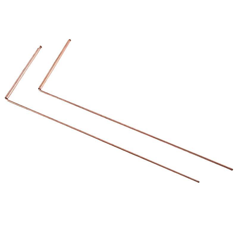 Sfygv Copper Dowsing Rod Pure Copper 2pcs Divining Rods - For Divining Water, Treasure Gold A