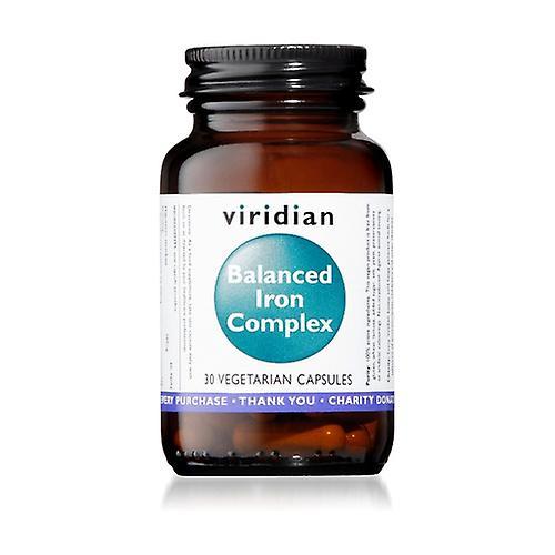 Viridian Balanced iron complex 30 vegetable capsules