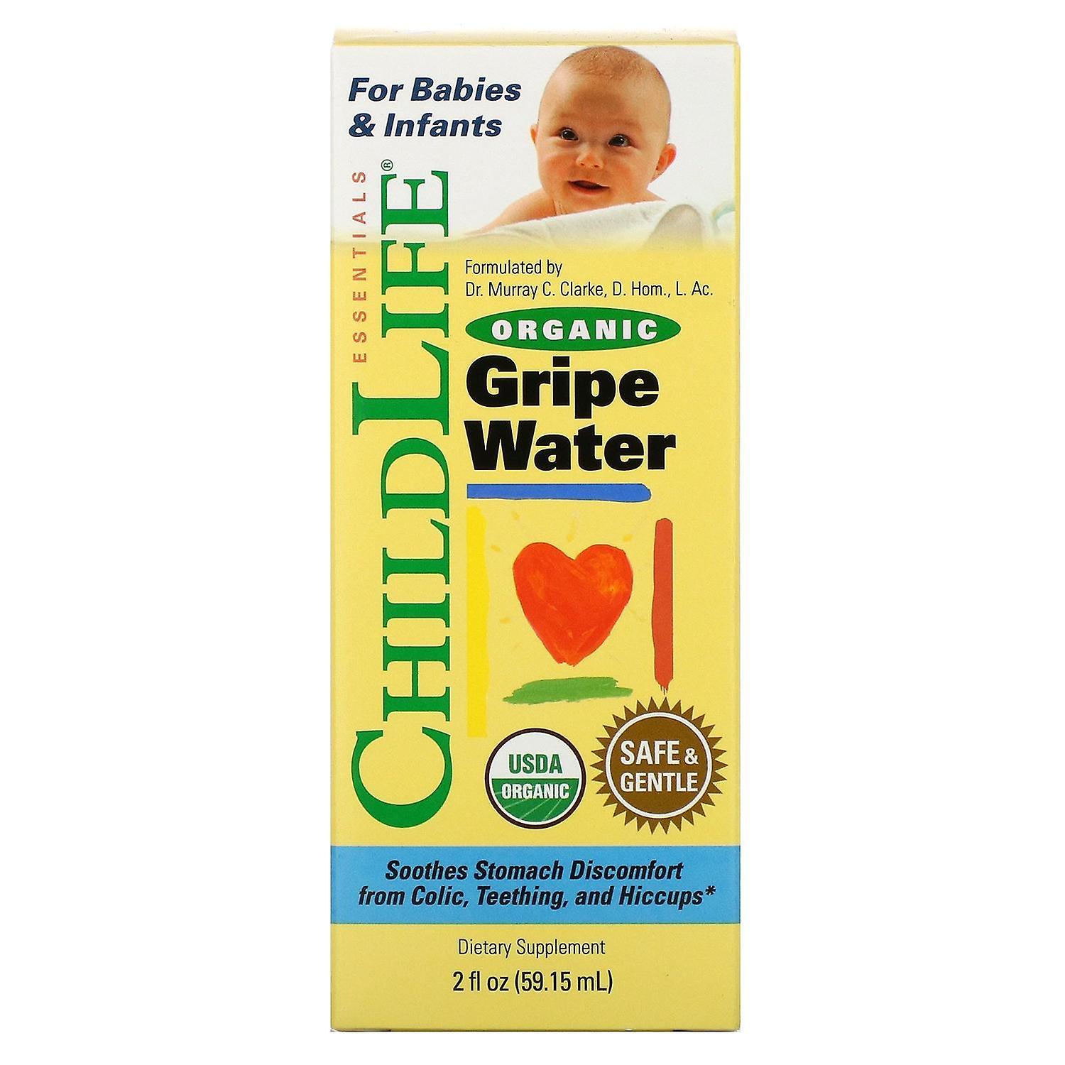 ChildLife, Organic Gripe Water, 2 fl oz (59.15 ml)