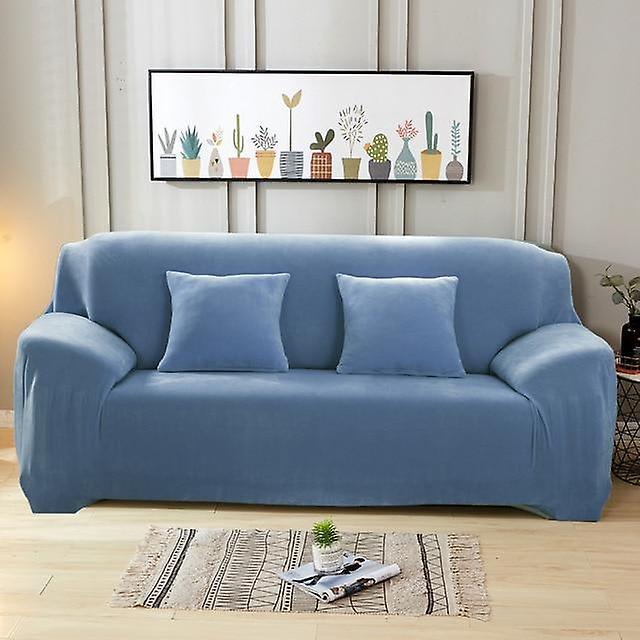 Slowmoose Thick Plush Sofa Covers For Living Room - Sofa Towel Slip Resistant Keep Warm - colour21 1-seater 90-140cm