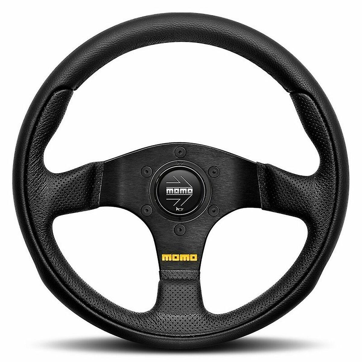 Racing Steering Wheel Momo TEAM Black 28 cm Leather