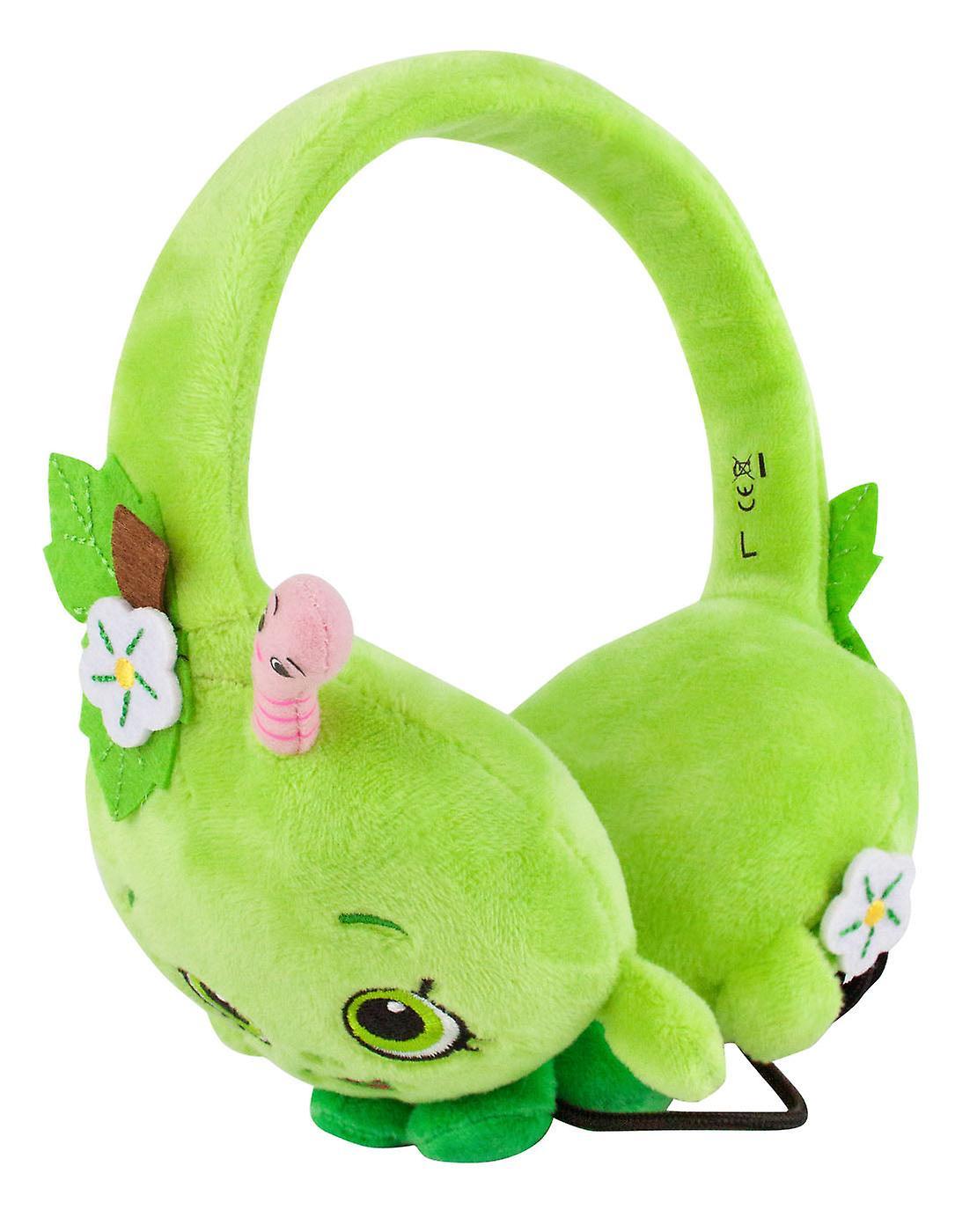 Shopkins Girls Foldable Headphones Green - One Size