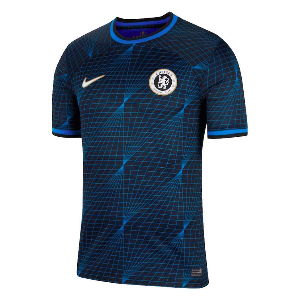 Nike 2023-2024 Chelsea Away Football Shirt Navy M