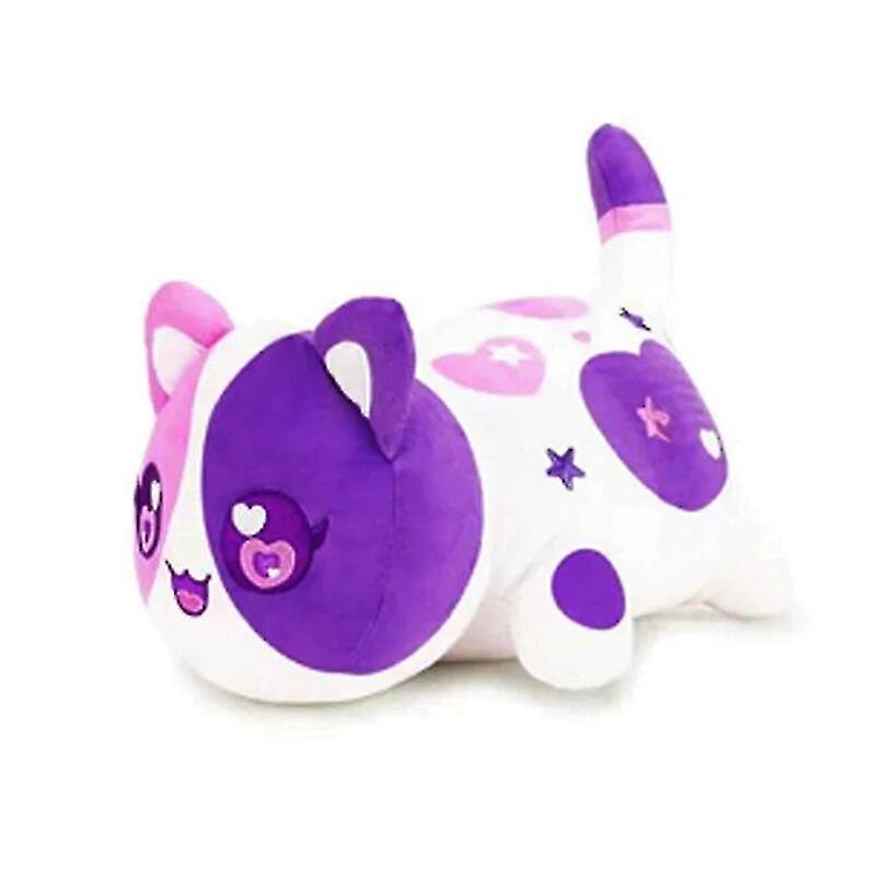 Elciaicle Meemeow Aphmau Plush Meemeows Food Cats Plushie Bunle Ahpmau French Fries Burger Pillow Plush Toys Kawaii Cute Plushy Cats Doll Love Star...