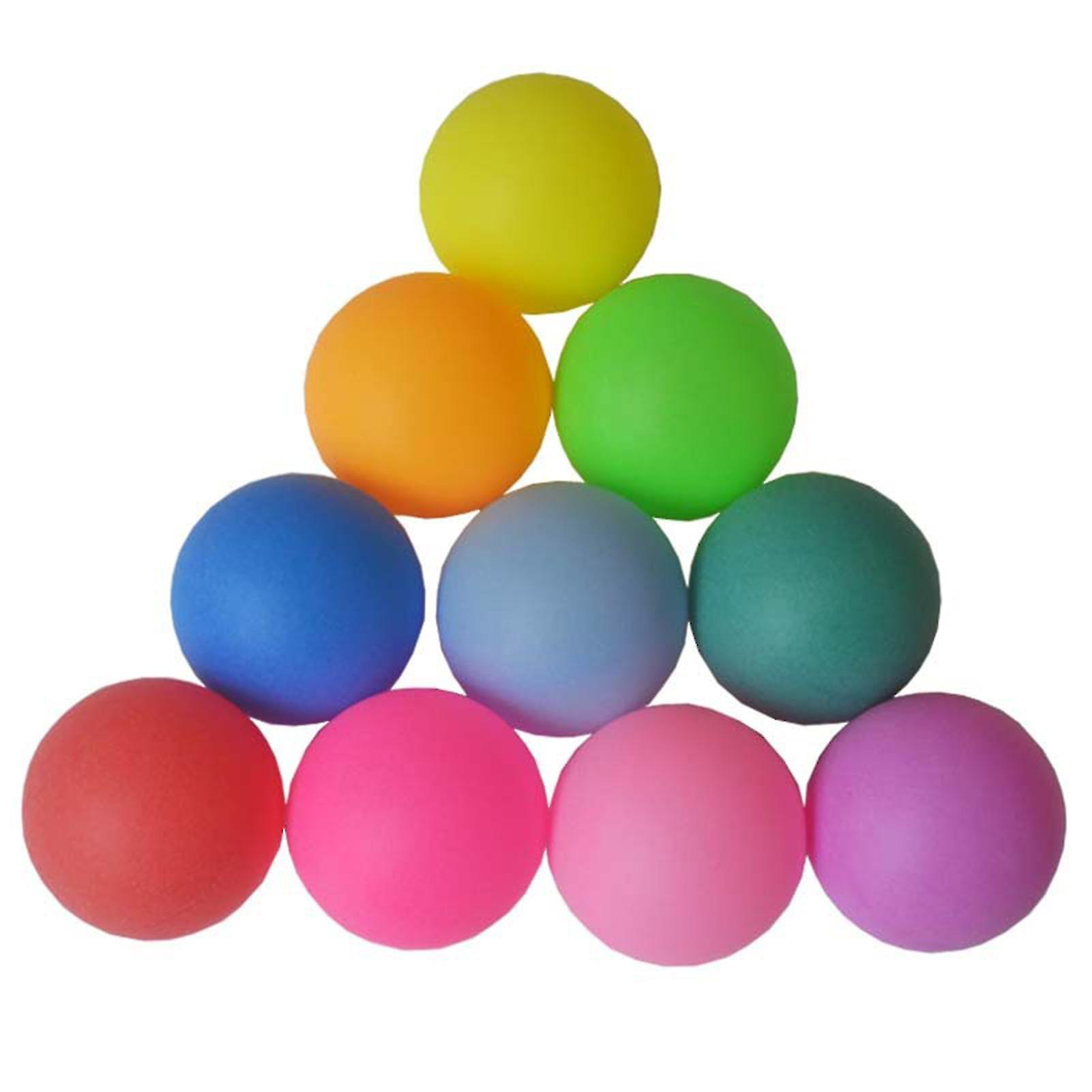 Sfygv 150pcs Colorful Table Tennis Balls Elastic Impact Resistant Frosted Surface Non-professional Ping-pong Balls