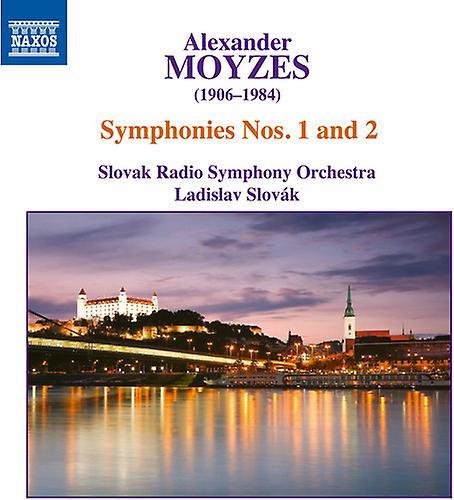 Naxos Moyzes / Slovak Radio Symphony Orch - Symphonies 1 & 2  [COMPACT DISCS] USA import