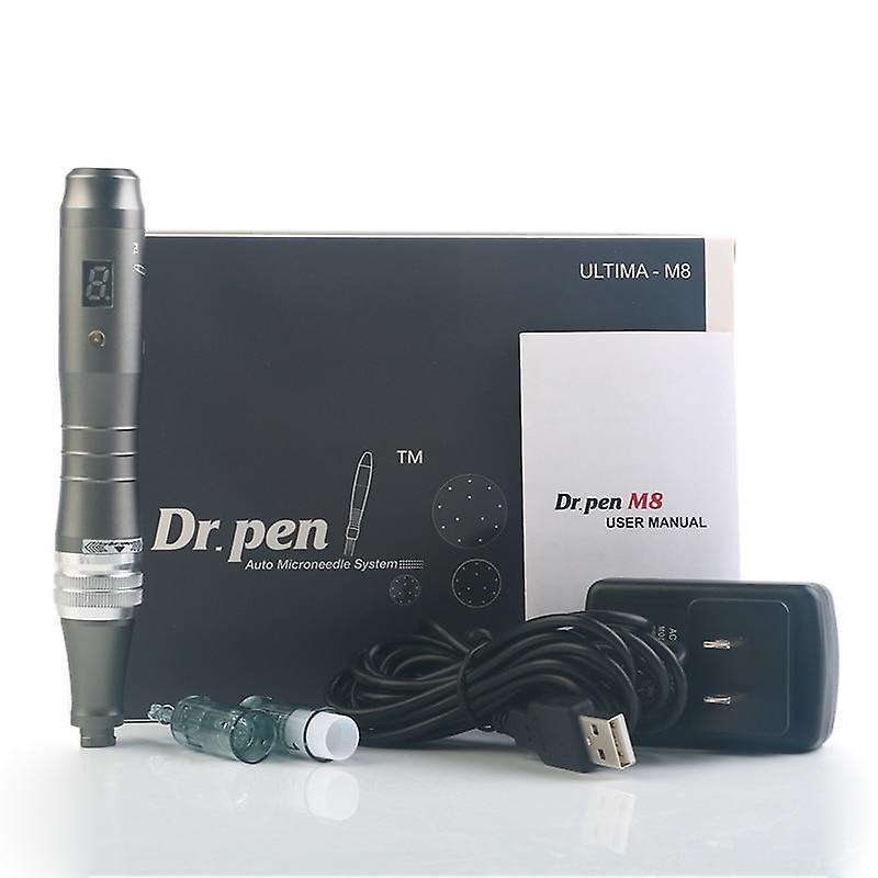 Slowmoose Wireless Digital Display 6 Levels Dr. Pen Ultima M8 Microneedling Pen Of UK plug