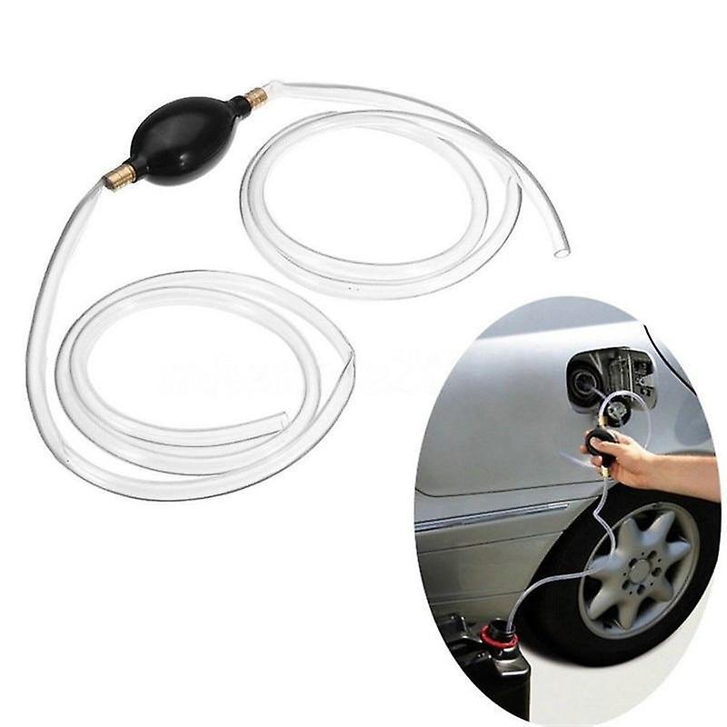 Slowmoose Fuel Primer Hand Siphon Pump - Gas, Petrol, Diesel, Liquid Water Transfer Hose