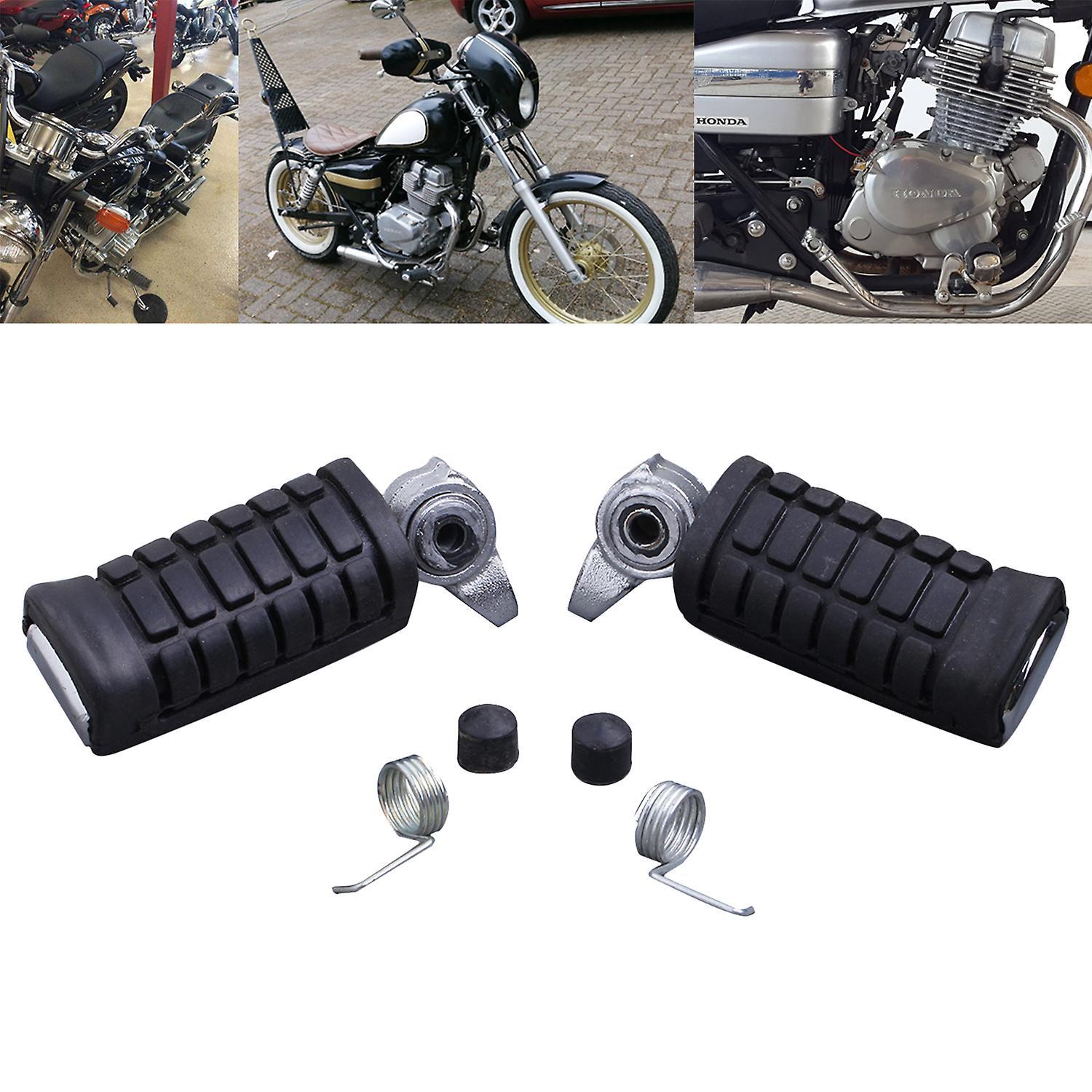 Black Motorcycle Front Rider Foot Pegs Rests Pedals Footpegs For Honda Cmx250 Cmx 250 Rebel Ca250 19962011