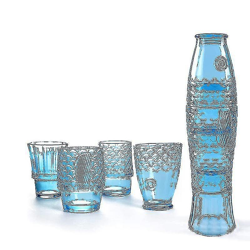 Yuntianzun Koi Stack Ass Set Fish Shaped Gobelet Cup Cocktail Beer Glass Stackable Drinking Glass Sets Glassware For Home Office House C2 1000-1500ml