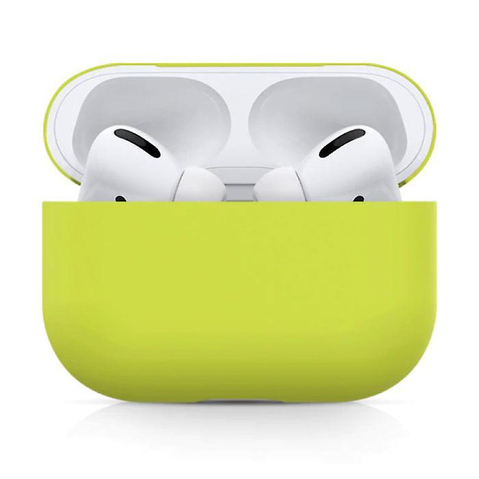 SIFREE Flexible Case for AirPods Pro - Silicone Skin AirPod Case Cover Flexible - Yellow