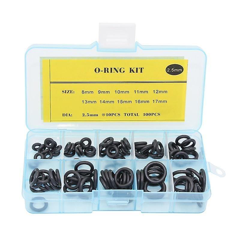 Slowmoose O-rings Rubber Seal, Nbr Sealing, Nitrile Washer, O-ring Set BNB100-2.5mm