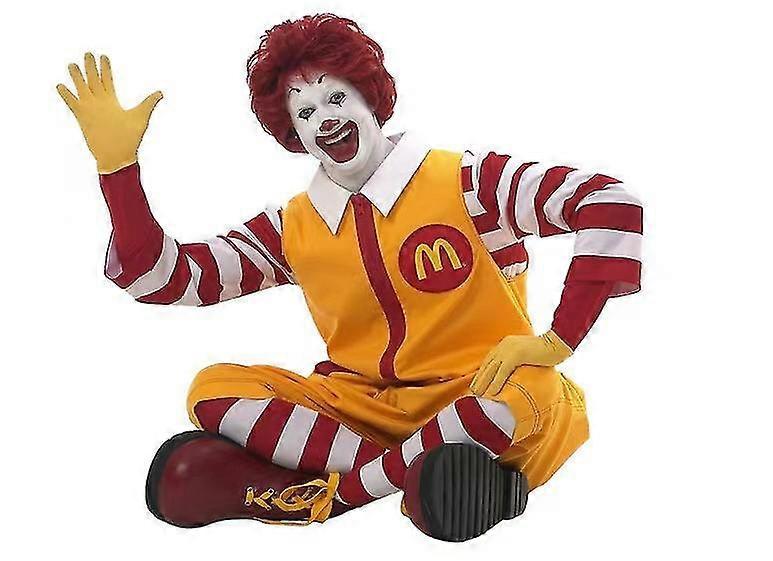 Unbrand Mcdonald's Cosplay Costume Halloween Carnival Adult High Quality L