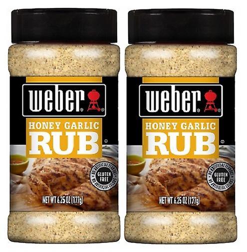 Weber Grill Honey Garlic Rub Seasoning 2 Pack