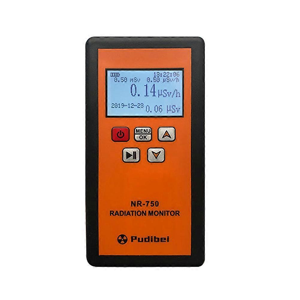 Lepmerk NR-750 Handheld Portable Nuclear Radiation Detector LCD Display Household Radioactive Tester Geiger Counter  Y X-ray Detection Sound Vibrat...