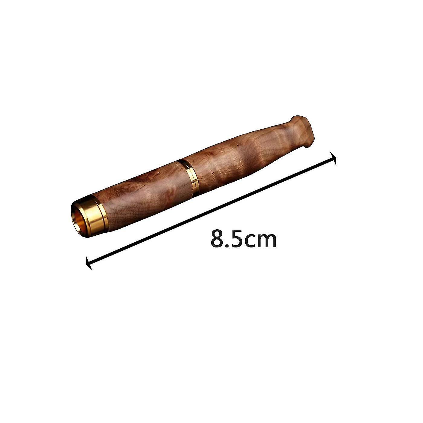 Pilk 2 Pcs Mahogany Wooden Cigarette Holder Handmade Vintage Wooden Cigarette Holder For Standard Cigarette