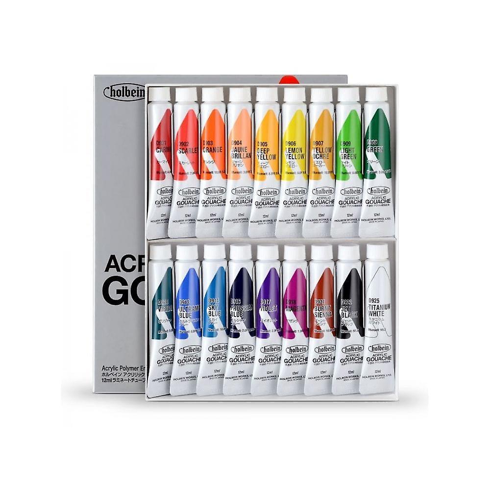 Holbein Holbein Acrylic Gouache 12ml Set Of 18