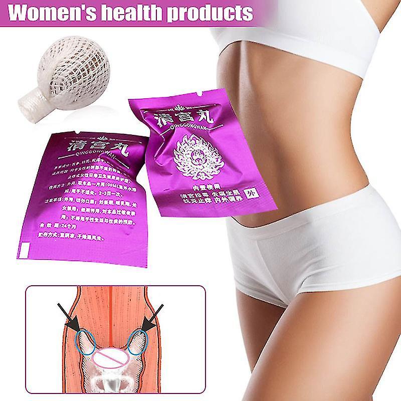 Htclv 10pcs/set Chinese Herbal Tampon For Women Clean Point Tampons Vaginal Detox Pearls