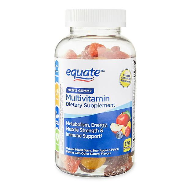 Equate Men's Multivitamin Gummy Supplement, 170 Count