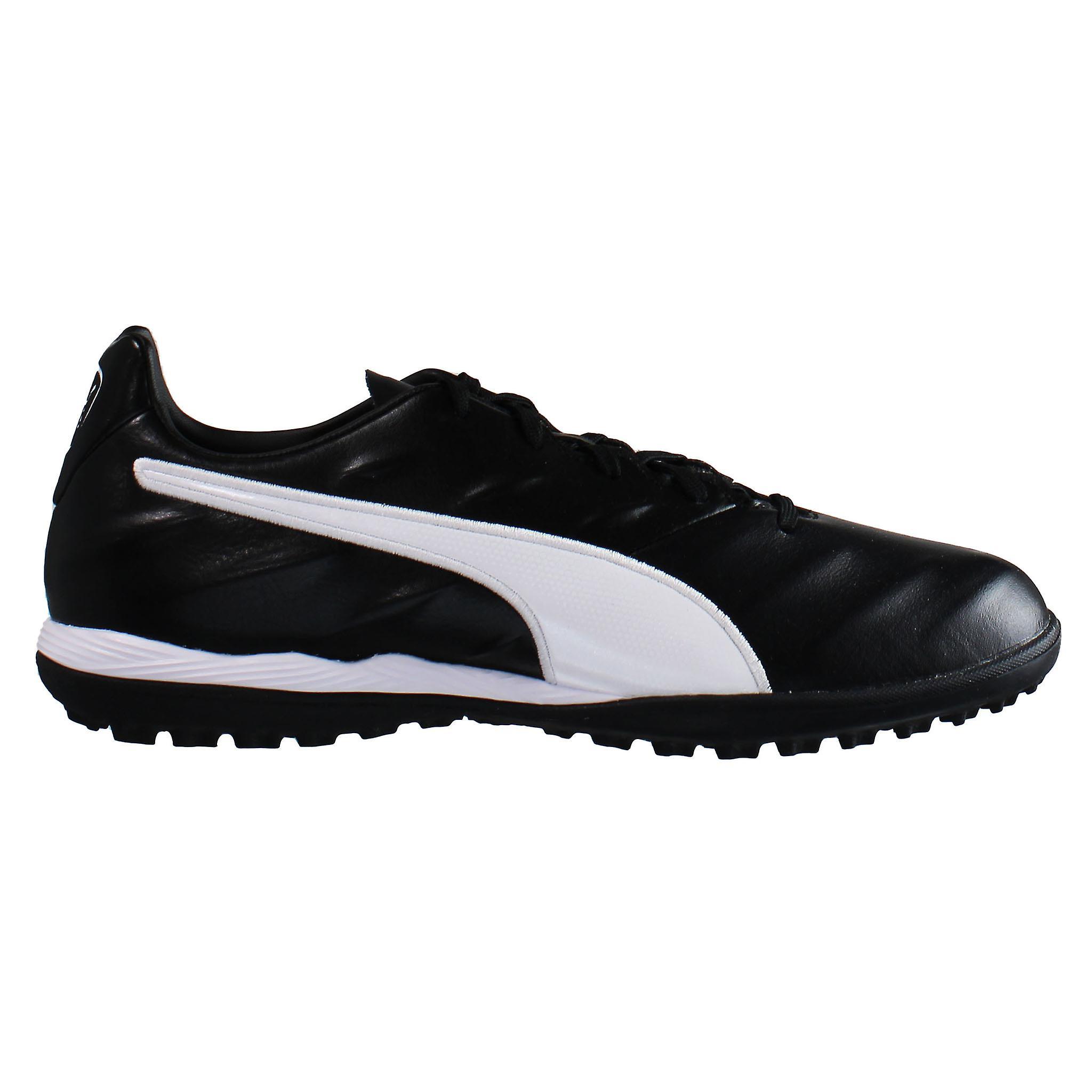 Puma King Pro 21 TT Lace-Up Black Smooth Leather Mens Football Boots 106552 01 UK 9.5 EU 44 US 10.5