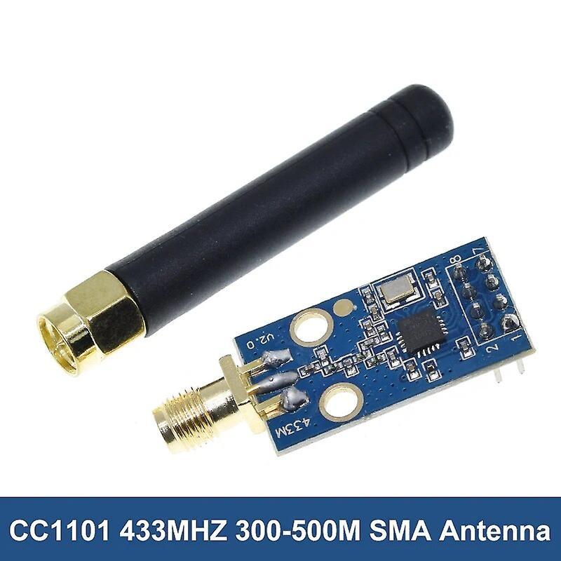 Jiechannel Cc1101 10mw Wireless Module 433mhz 868mhz 300-1000m Long Distance Transmission With Sma Antenna Wireless Transceiver Module CC1101 433MH...