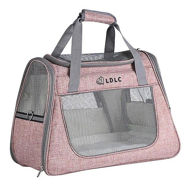 Portable Pet Dog Bags Mesh Breathable Cat Carrier Bag Carrier Bags For Small Dogs Foldable Cats Handbag Travel Pet Transport Bag Pet Carriers Color...