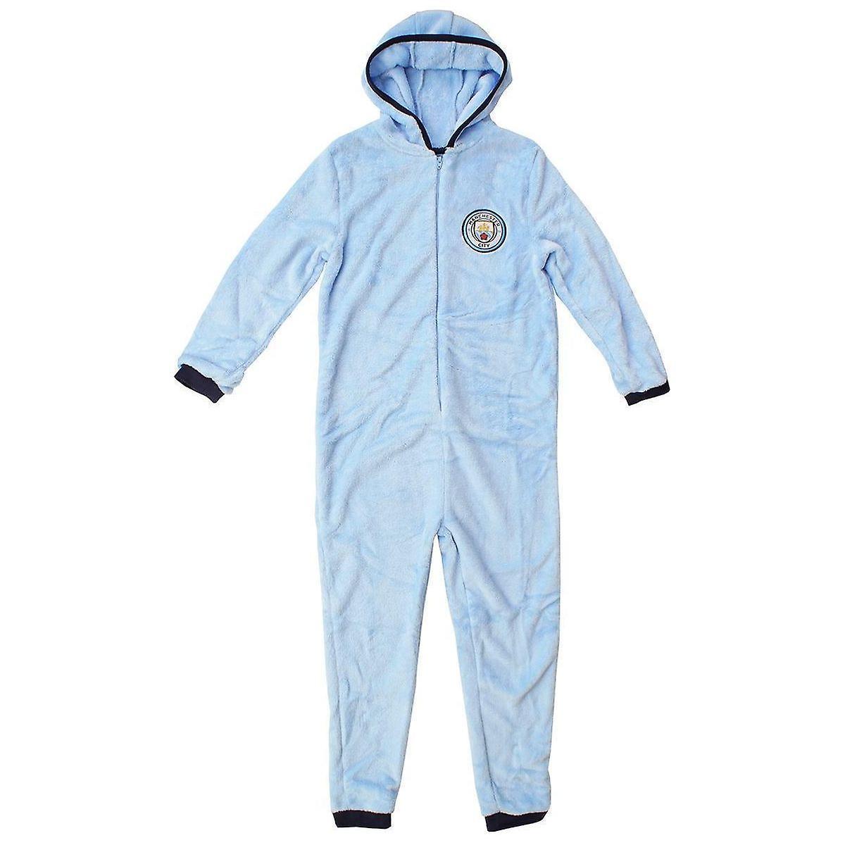 Manchester City FC Boys man city onesie / kids manchester city jumpsuit Age 3/4