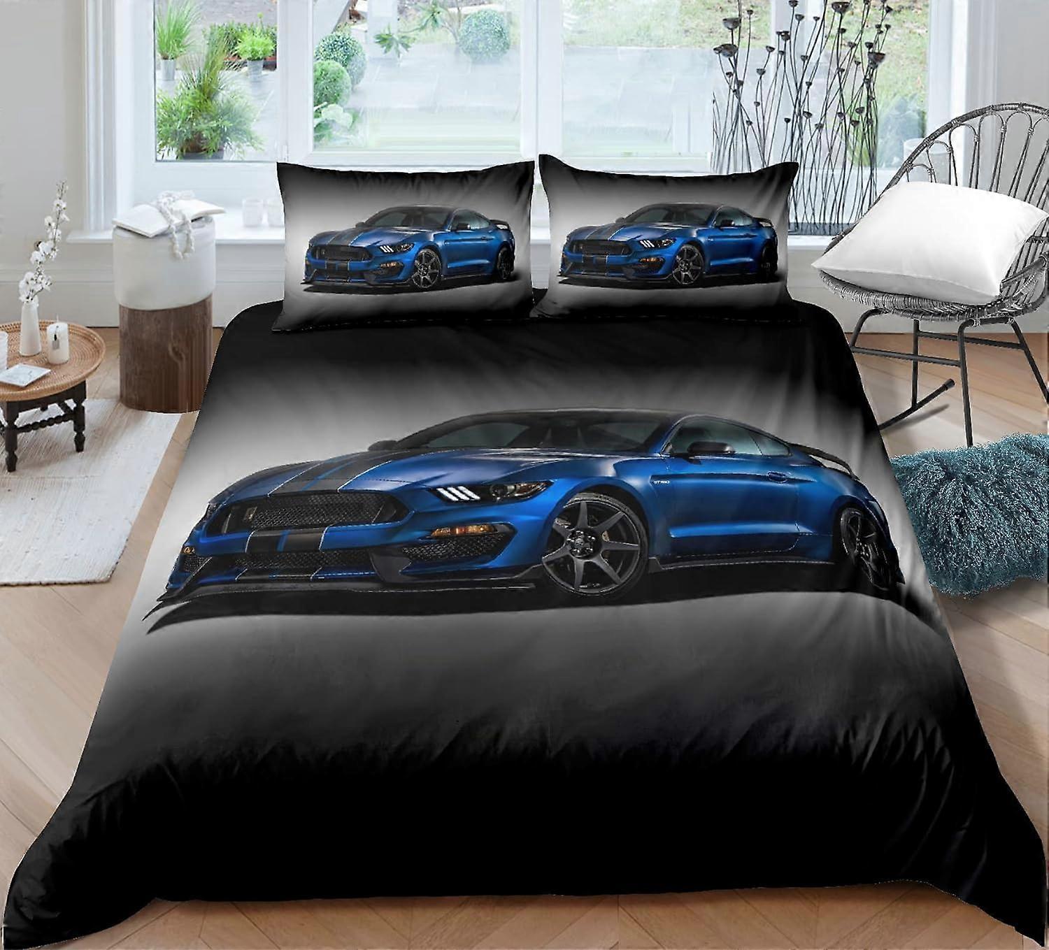 Kerota Sports Car Bedding Set Single Double Duvet Cover Bedding Single135x200cm