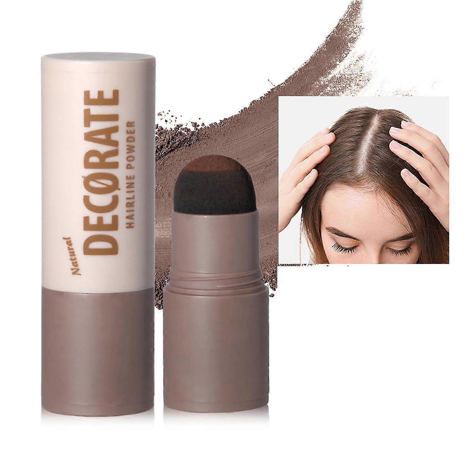 Unbrand Hair Powder Stick, Hairline Powder Stick, Root Touch Up For Thinning Hair, Grey Hair Shadow Cover Up, Instantly Root Concealer For Natural ..