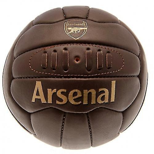 Arsenal FC Official Retro Heritage Ball Brown Size 5