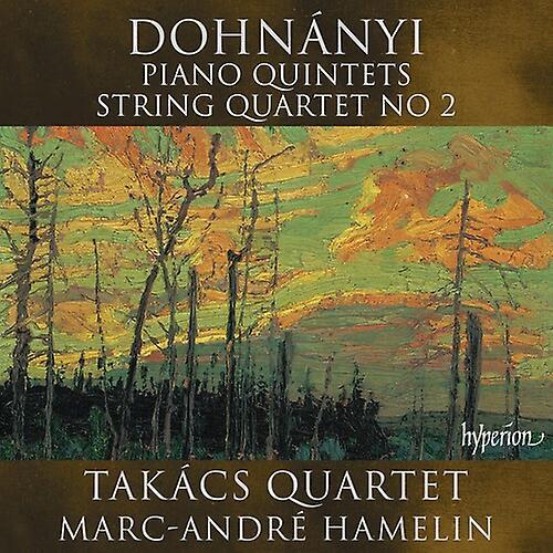 Hyperion Takacs Quartet & Marc-Andre Hamelin - Dohnanyi: Piano Quintets Nos.1 & 2, String Quartet  [COMPACT DISCS] USA import