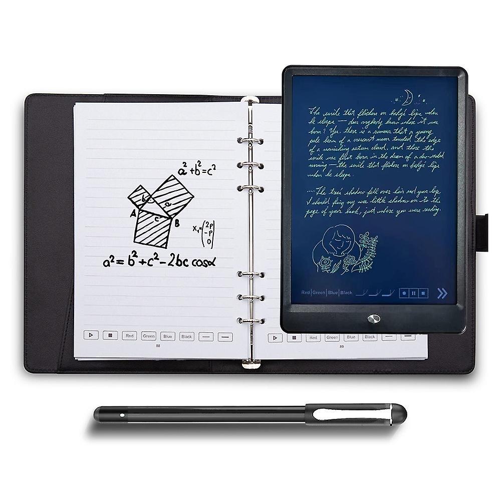 Bisofice Notebook Digital Pen Smart Pen Writing Set Includes Smartpen Smart A5 PU Leather Notebook &