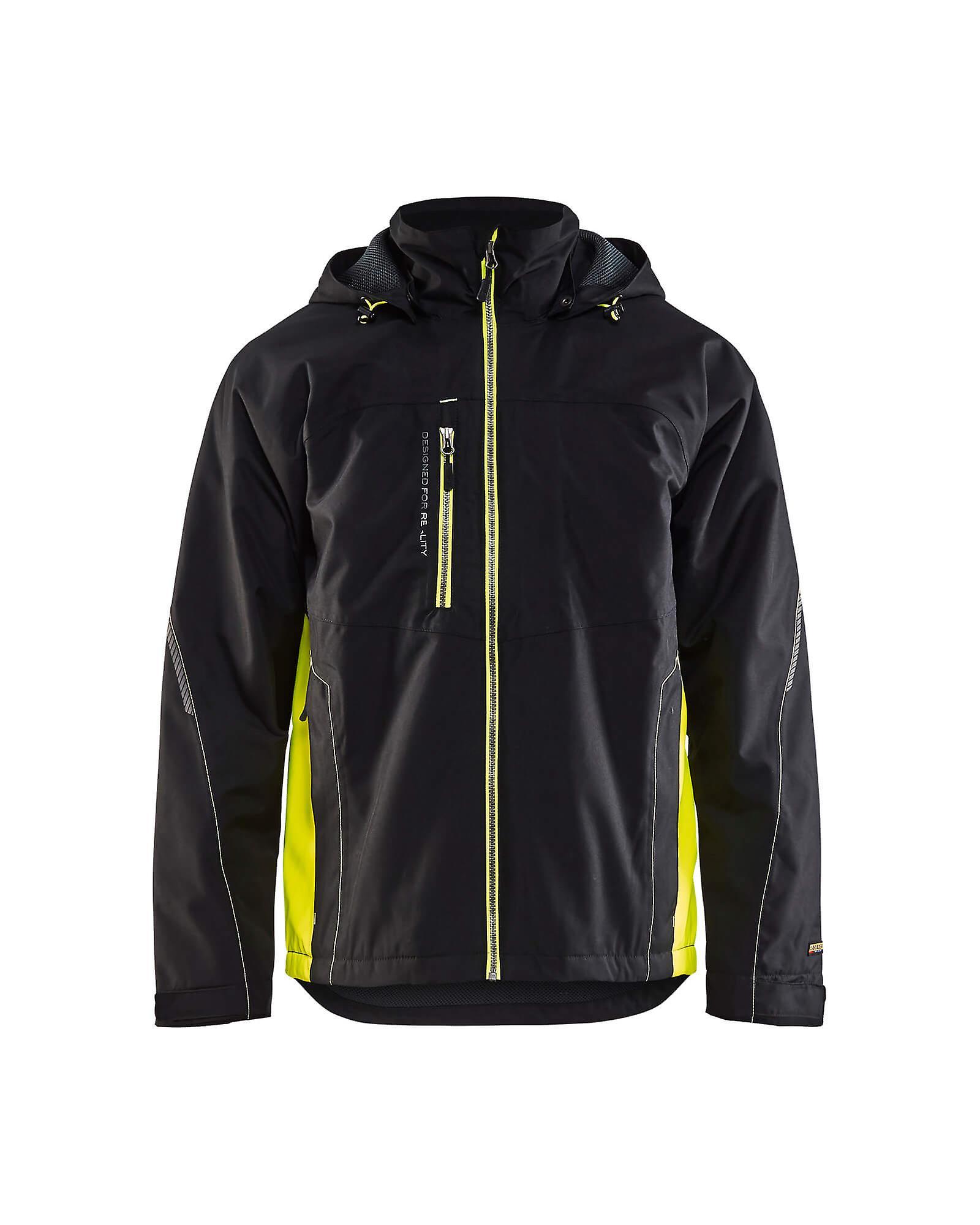 Blaklader 4790 shell jacket waterproof windproof - mens (47901977) Black/yellow M